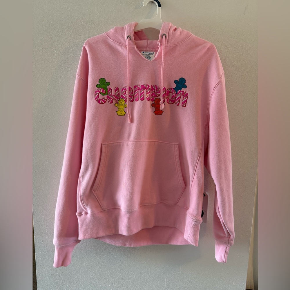 Champion x CANDYLAND 🍬 Pink Graphic Hoodie